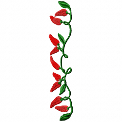 Pepper Embroidery Design 1 Pepper Embroidery Design 1